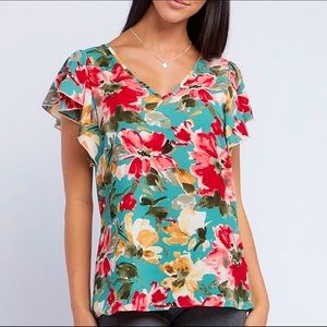Piphany/Savvi brand women’s floral top
